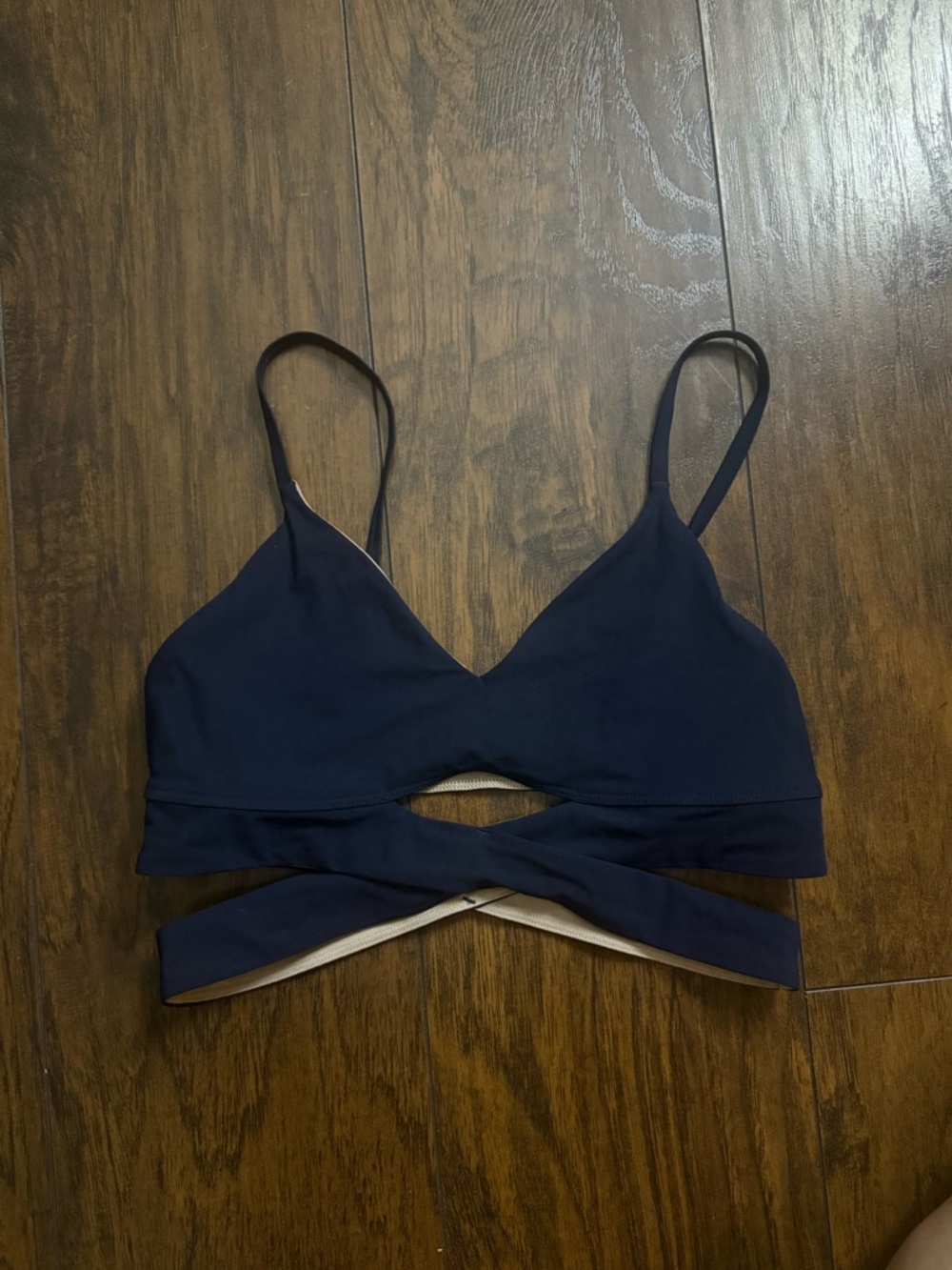 lululemon Navy Crisscross Bralette
